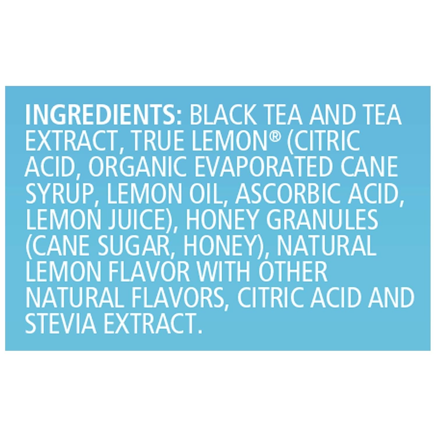 Cold Brew Iced Tea - Sweet Lemon