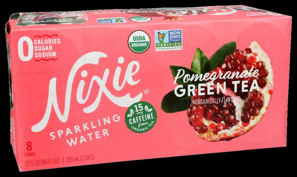 Pomegranate Green Tea Sparkling Water (8 Pack)