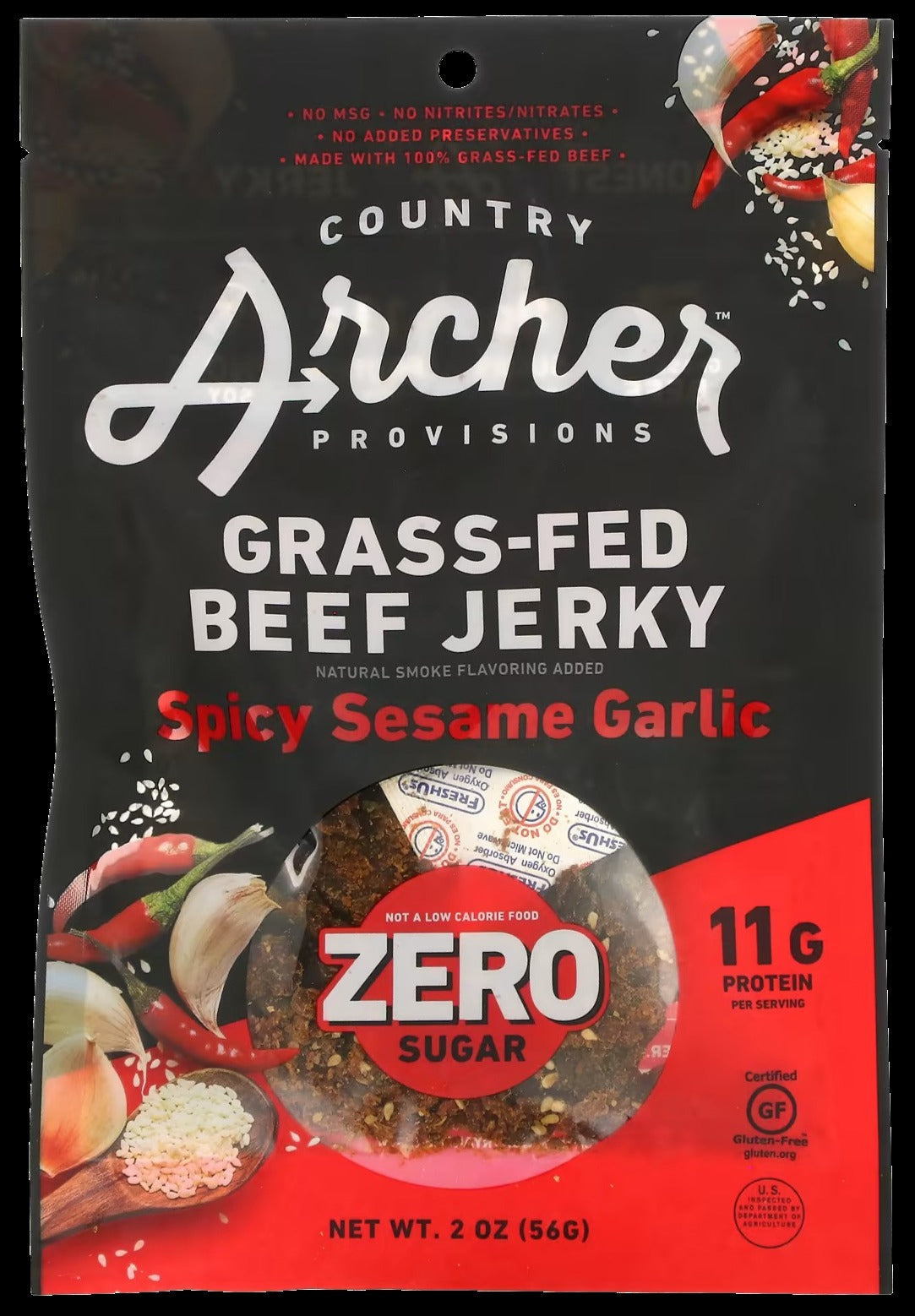 Spicy Sesame Garlic Beef Jerky