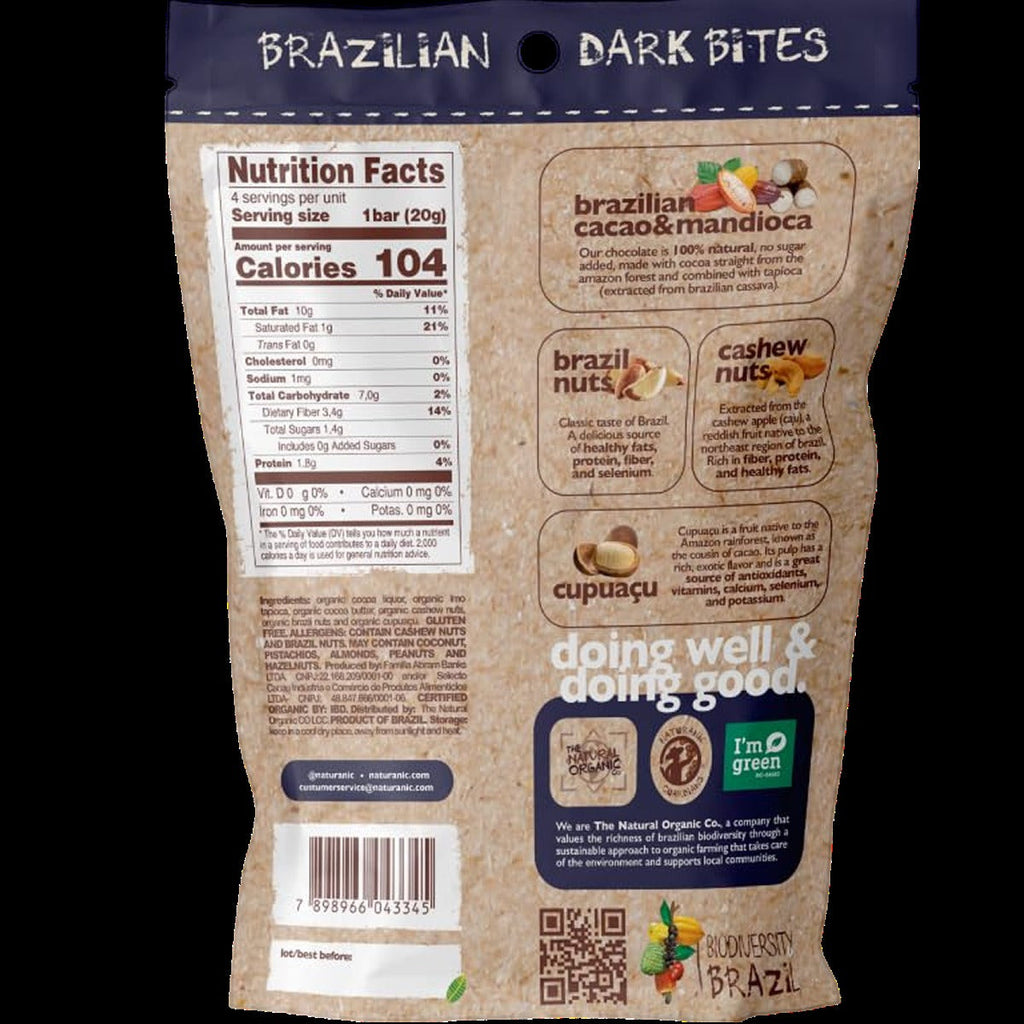 Brazilian Dark Chocolate with Nut and Cupuacu Filling