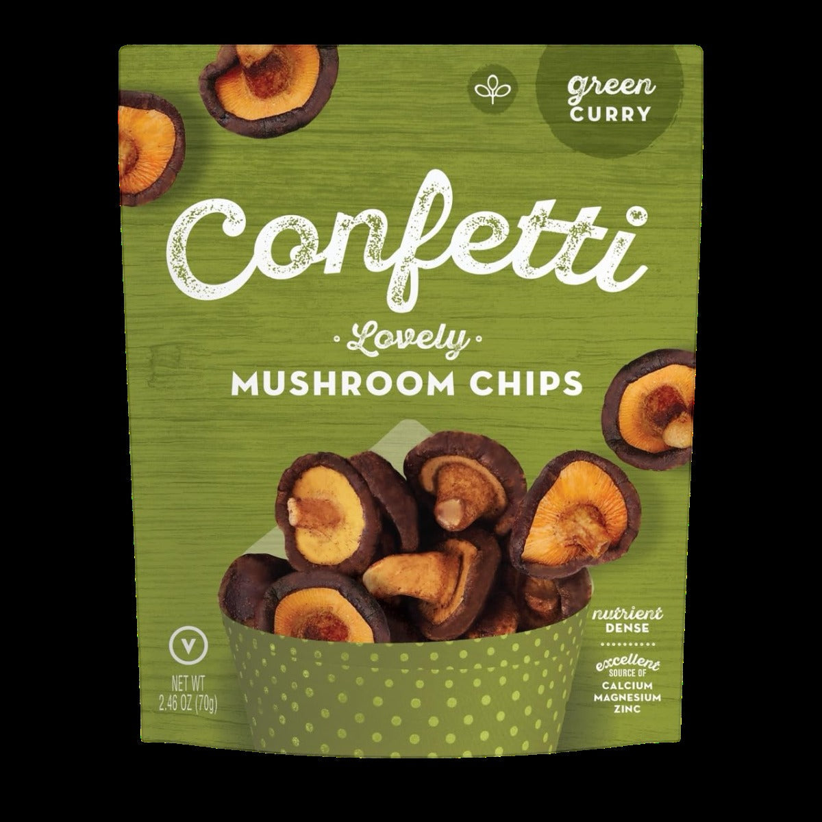 Mushroom Chips - Green Curry (12 Pack)