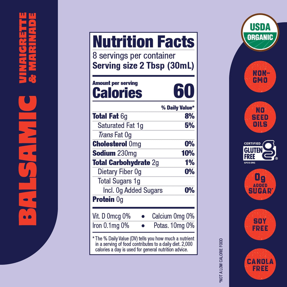 Organic Balsamic Marinade & Salad Dressing