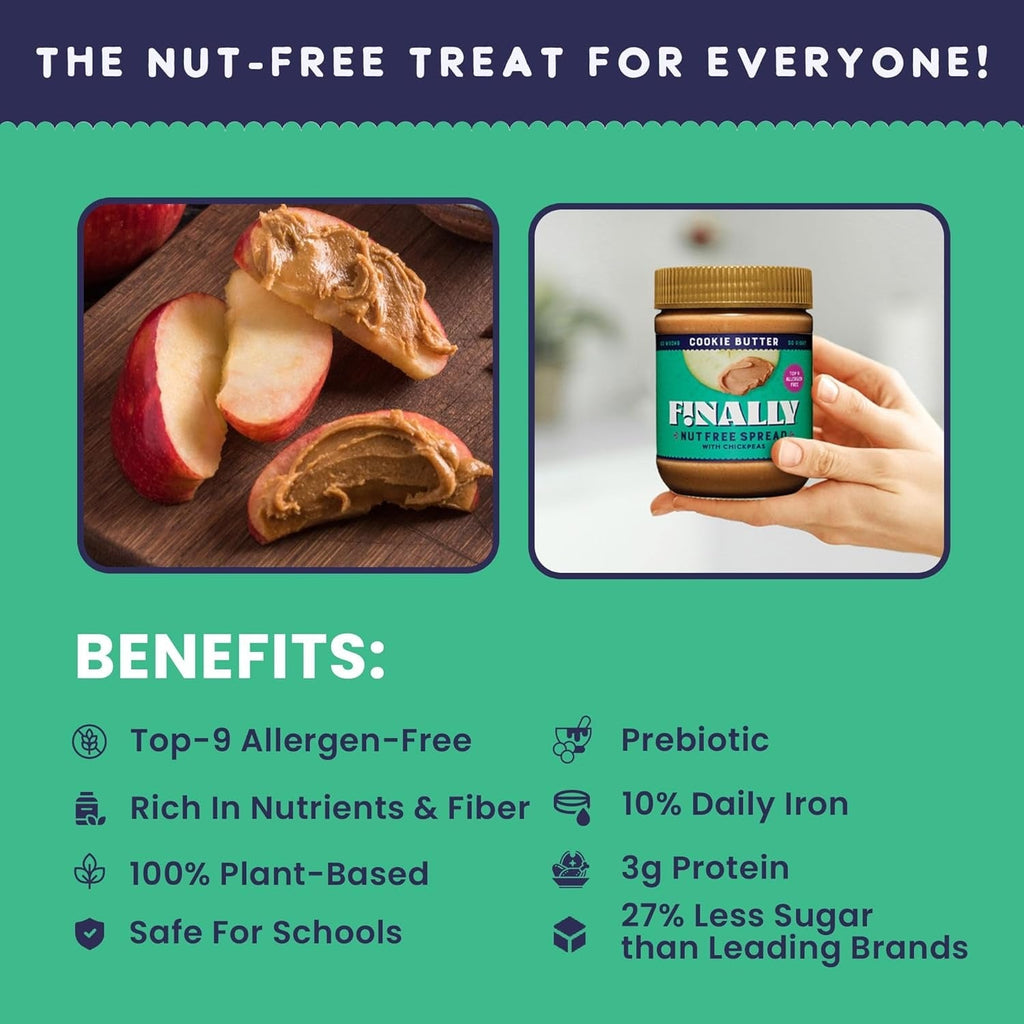 Cookie Butter Nut Free Spread with Chickpeas