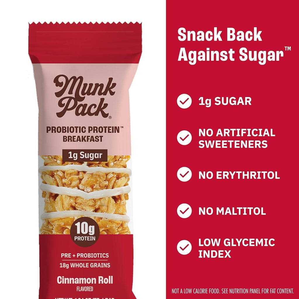 Cinnamon Roll Breakfast Bars (4 Pack)