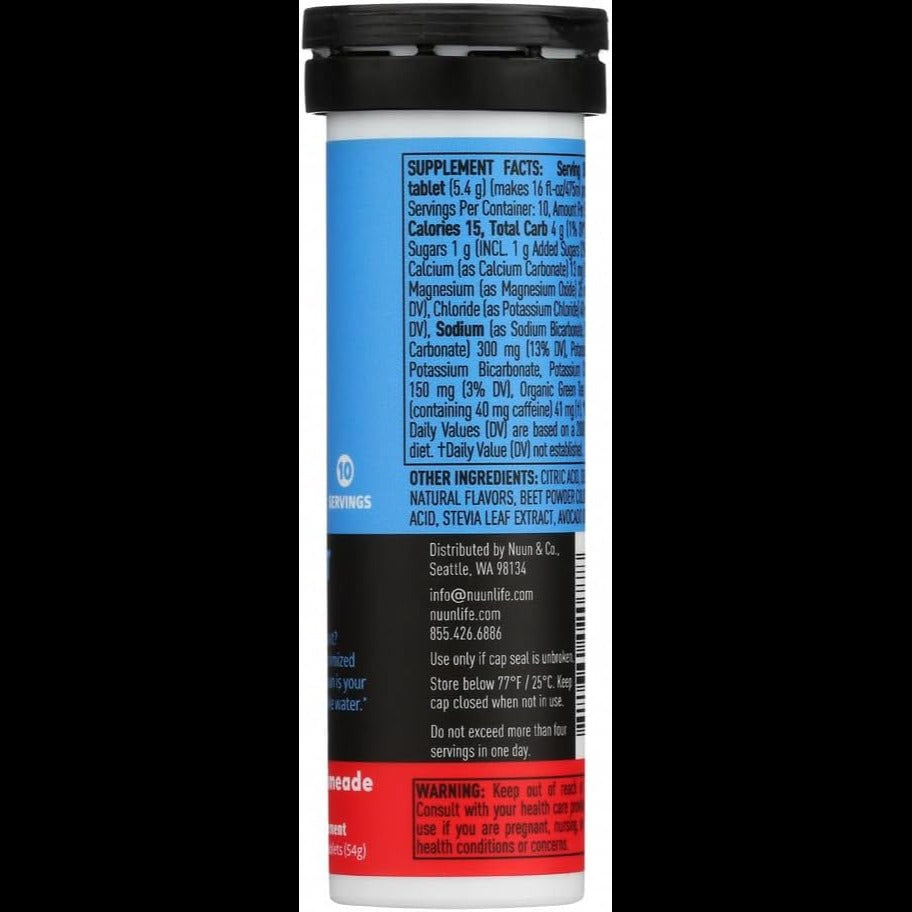 Cherry Limeade Caffeine Hydration Tablets (8 Pack)