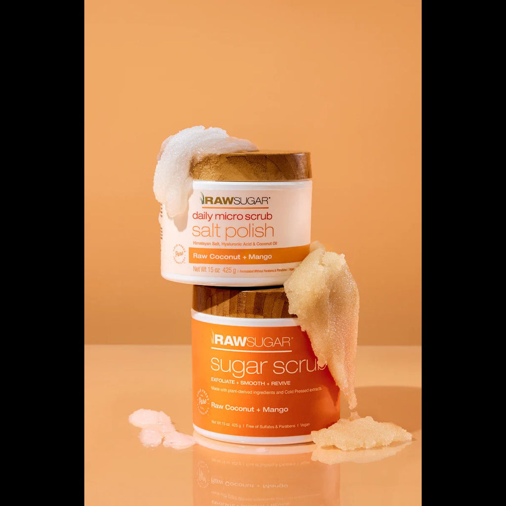 Daily Micro Salt Scrub Polish With Coconut And Mango Fragrance