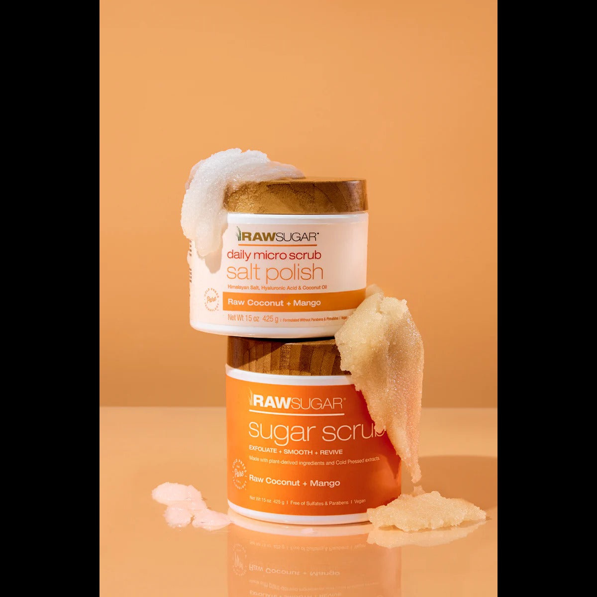 Daily Micro Salt Scrub Polish With Coconut And Mango Fragrance