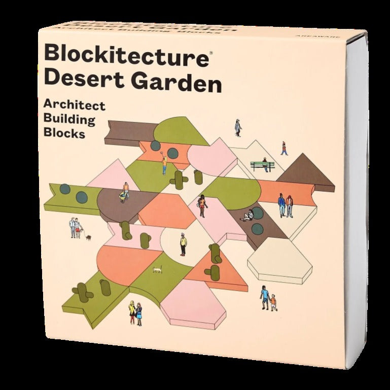 Blockitecture Wooden Play Set - Desert Garden
