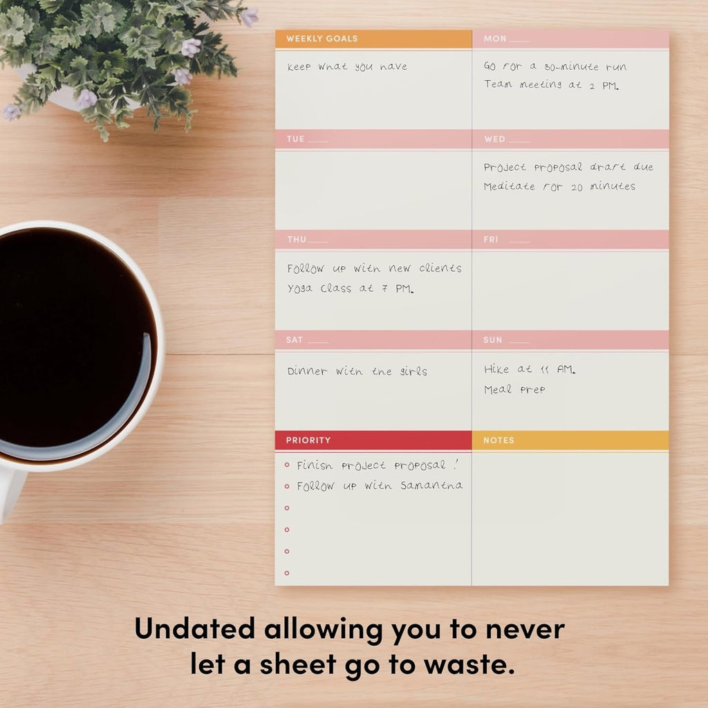 Essential Weekly Desk Pad