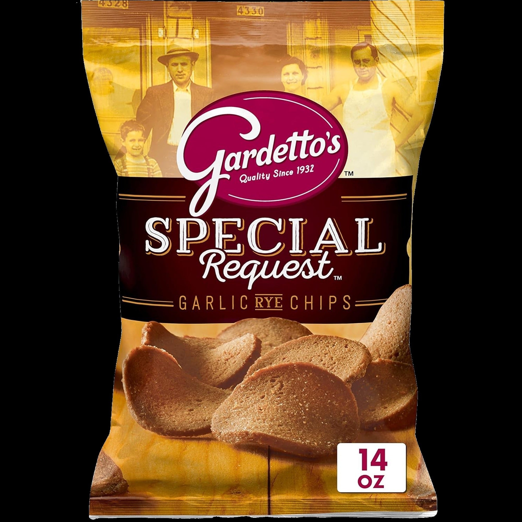 Special Request Garlic Rye Chips