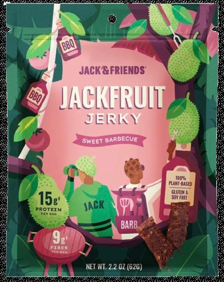 Jack & Barb Sweet BBQ Jackfruit Jerky