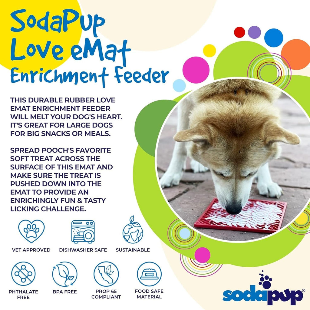 Love eMat – Durable Dog Lick Mat Feeder