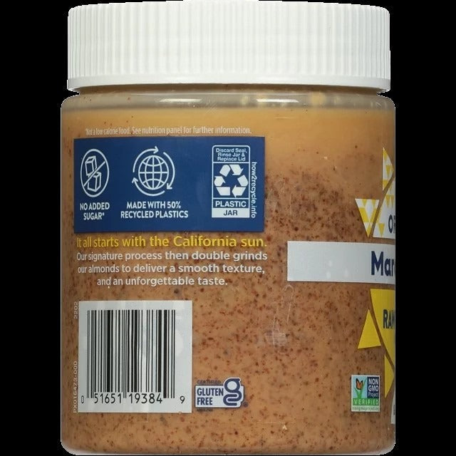 Organic Creamy Almond Nut Butter