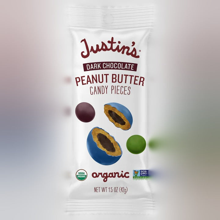 Organic Dark Chocolate Peanut Butter Candy Pieces (12 CT)