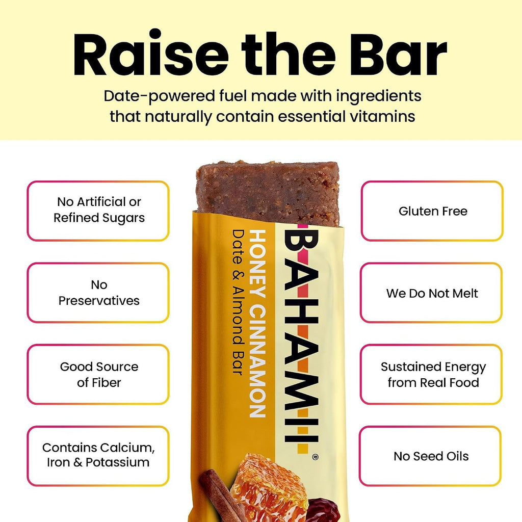 Honey Cinnamon Date & Almond Snack Bars (4 Pack)