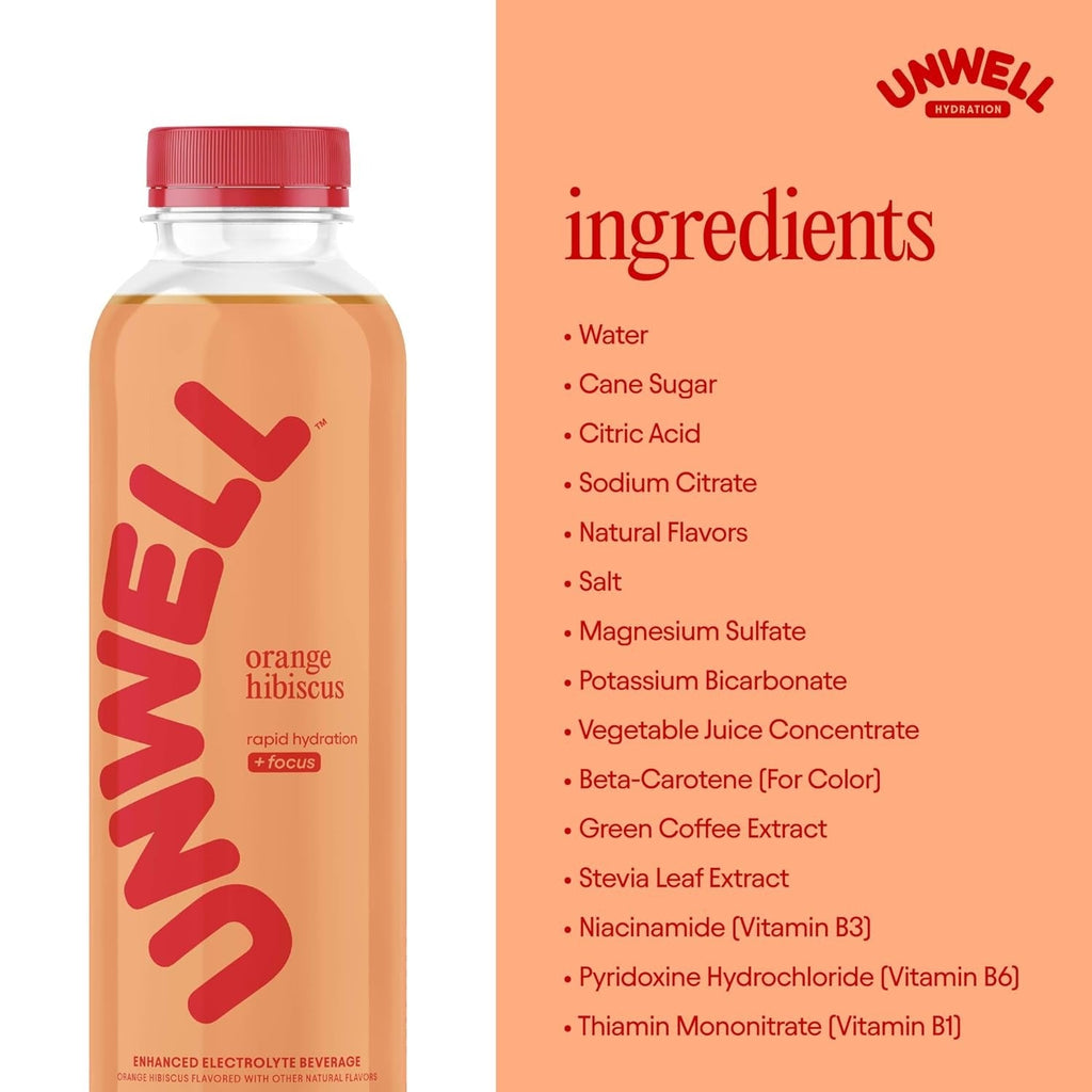Rapid Hydration + Focus Beverage - Orange Hibiscus