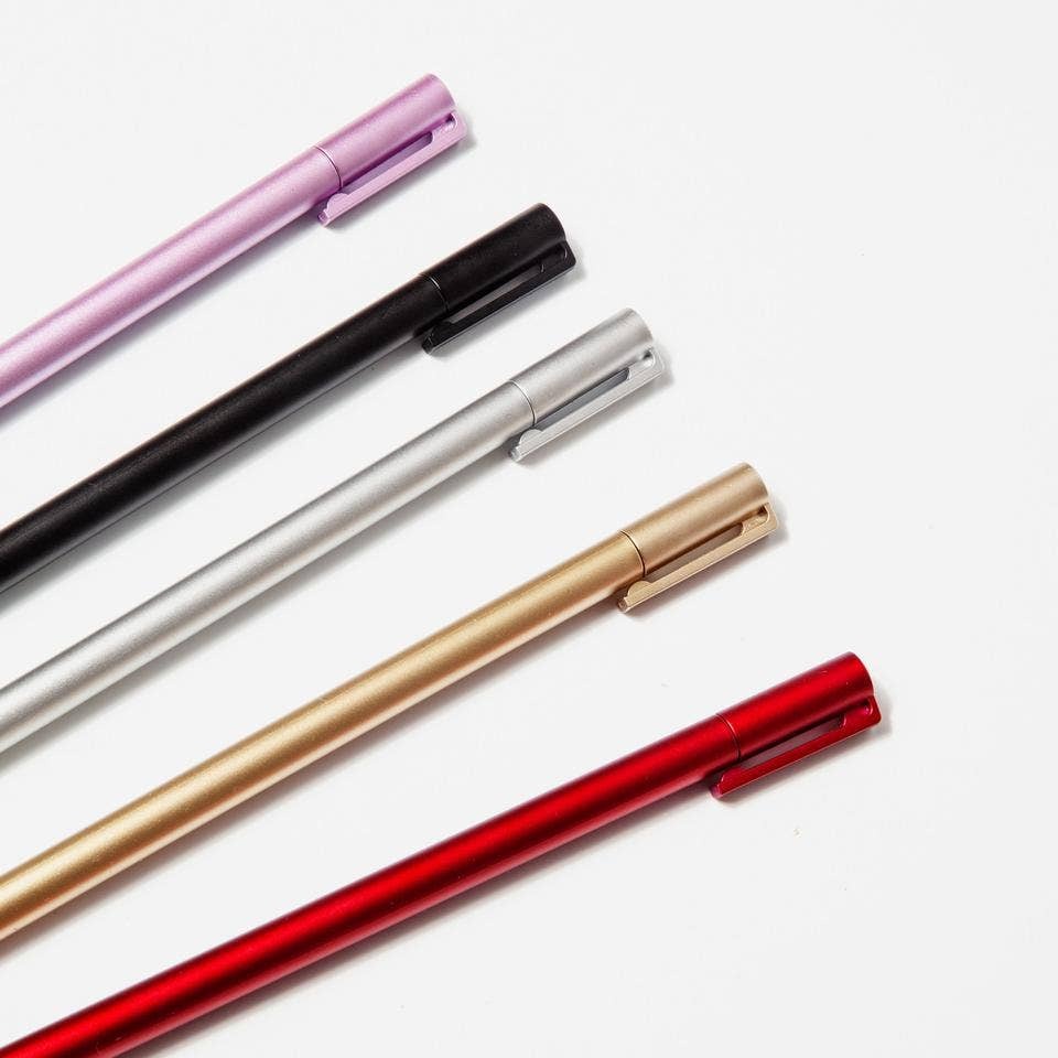 Apex Pens Pack in Metallic with black ink, Set of 5