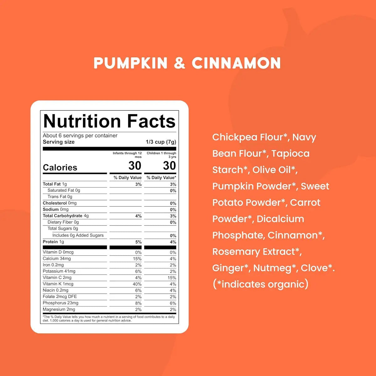 Pumpkin & Cinnamon Grain Free Puffs