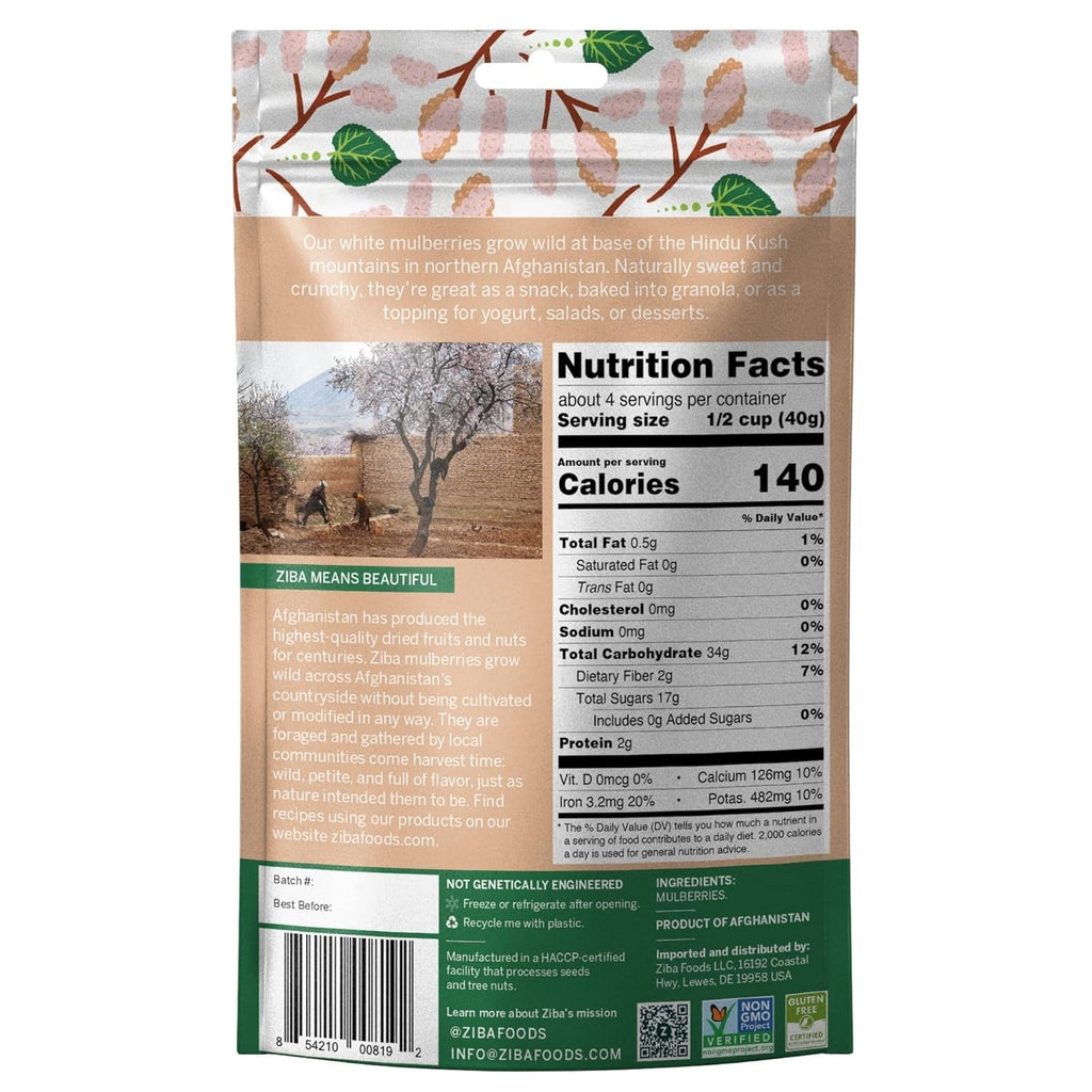 Dried White Mulberries