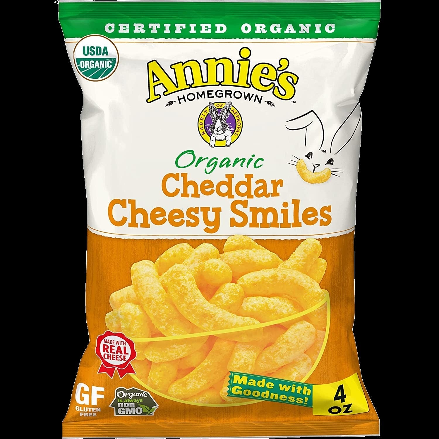 Organic Cheesy Smiles Puffs (12 Pack)