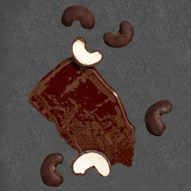 Dark Chocolate Covered Cashew & Vanilla Bean Hunks