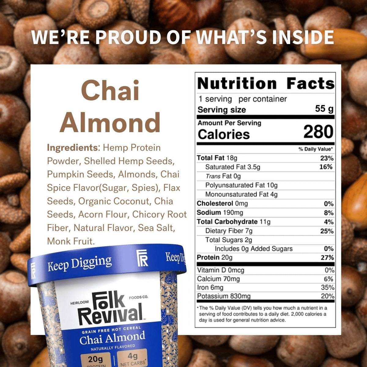 Chai Almond Hot Cereal (6 CT)