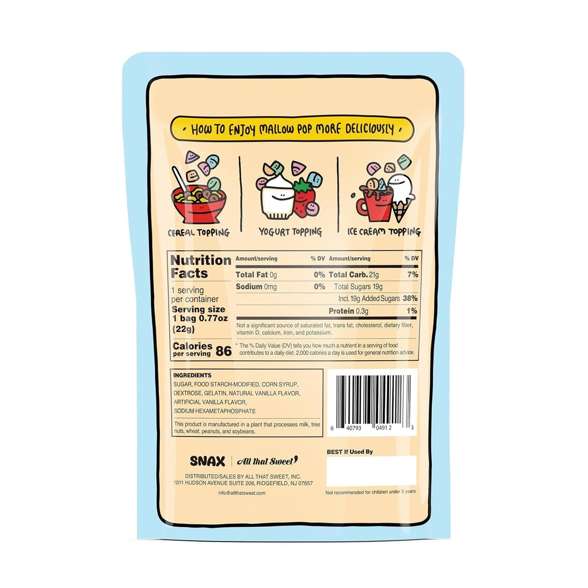 Mallow Pop White (12 Pack)