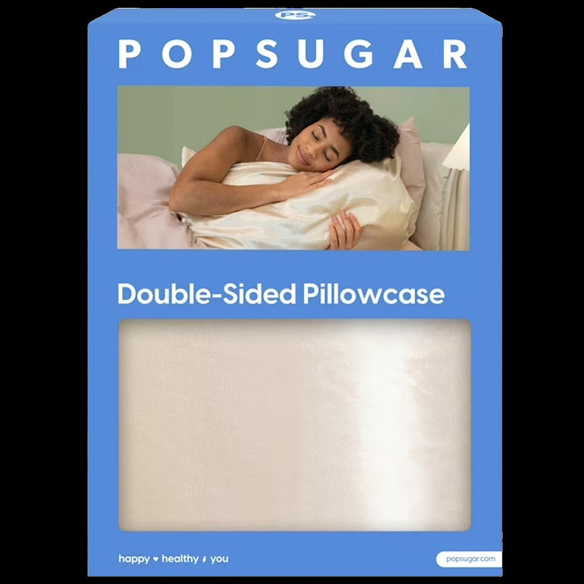 Satin And Terry Cloth Double-Sided Pillowcase