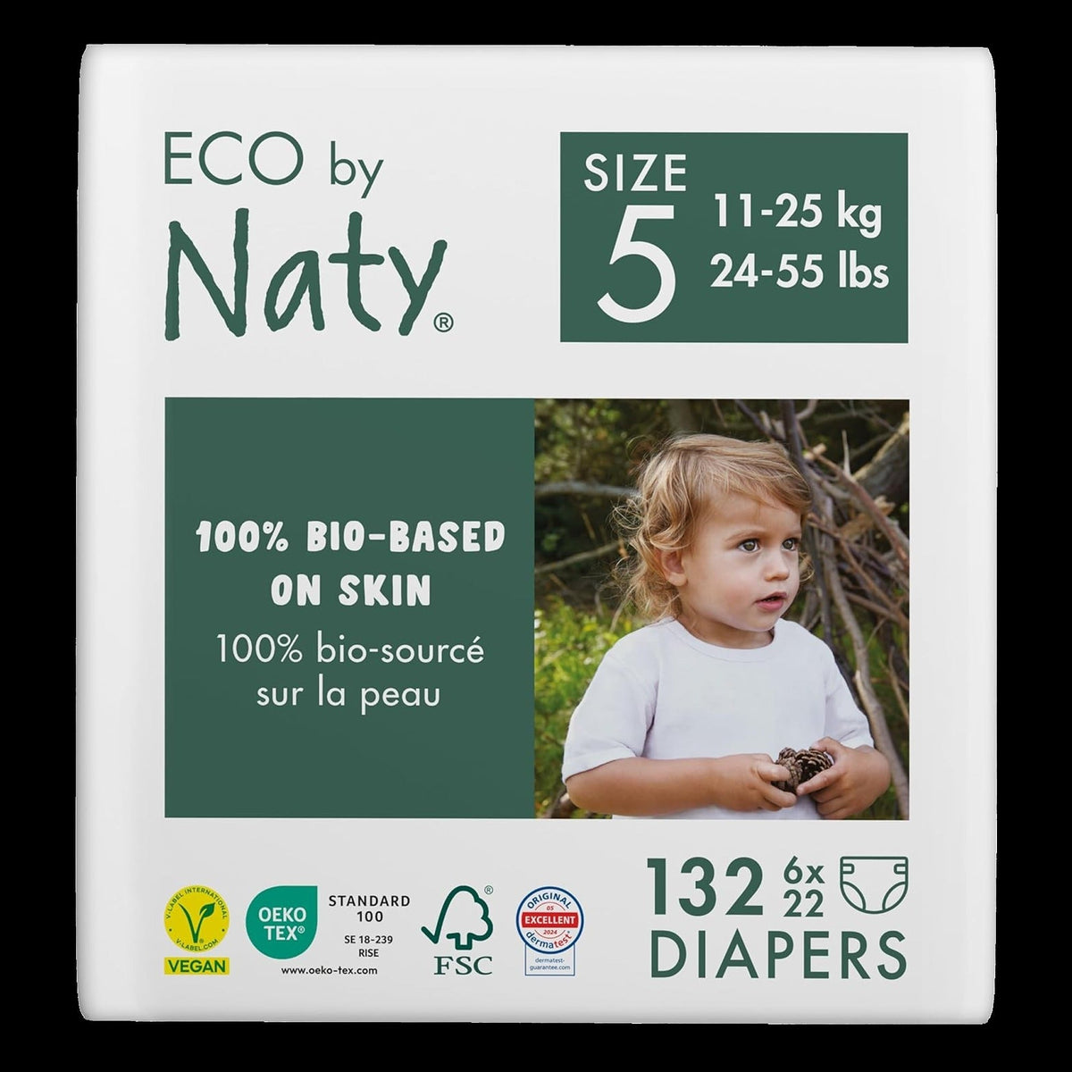 Eco Diapers Size 5 (22 CT)