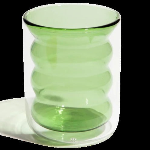 Double Wall Groovy Cup - Green