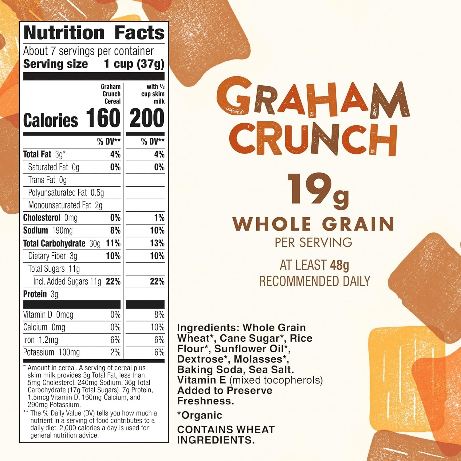 Organic Graham Crunch Cereal
