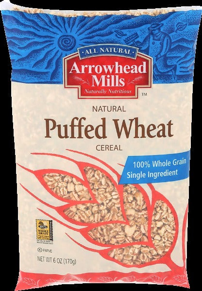 Natural Puffed Wheat Cereal