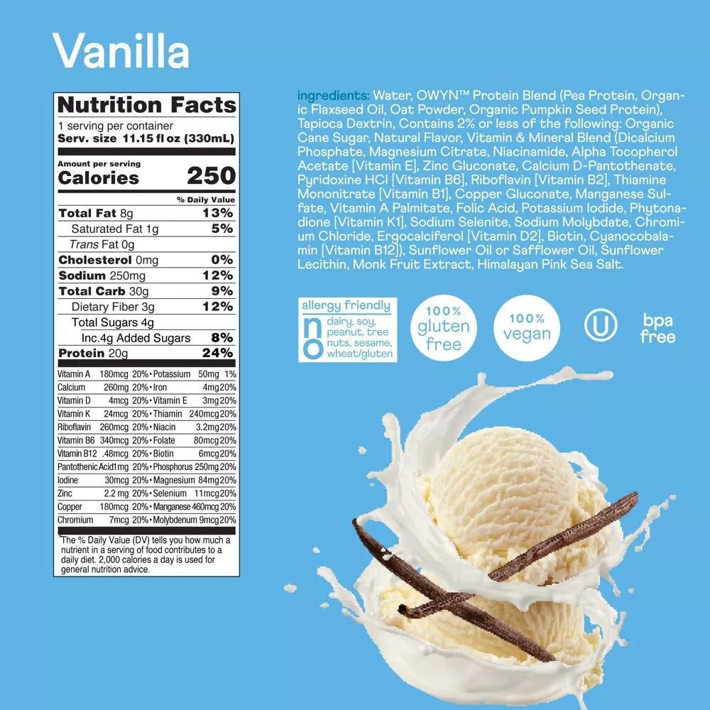 Meal Replacement Ready to Drink - Vanilla (4 Pack)