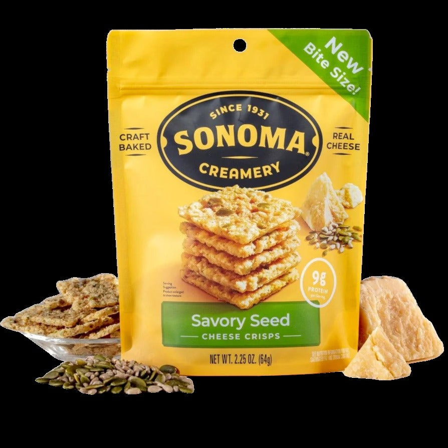 Savory Seed Parmesan Crisps