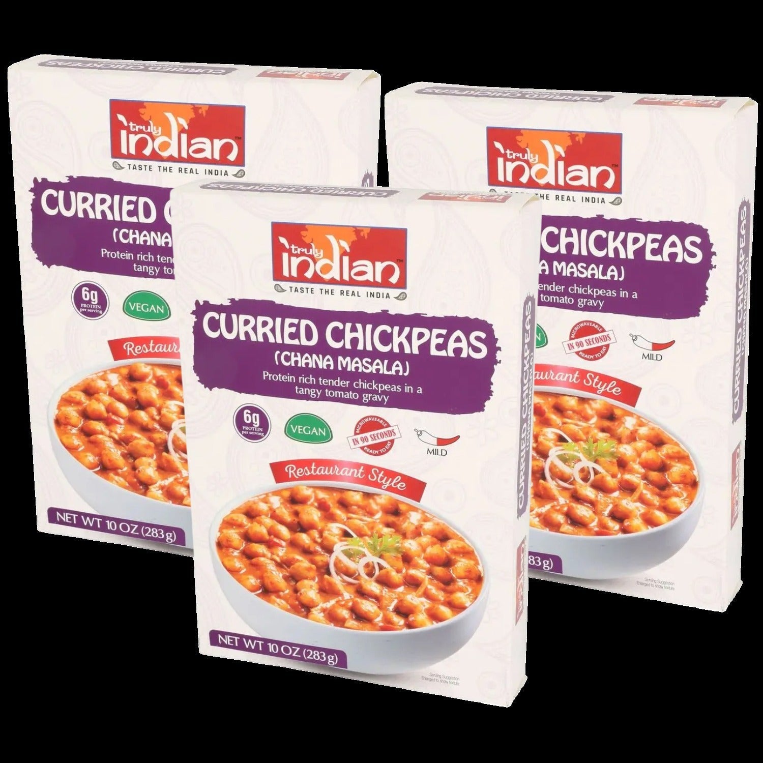 Curried Chickpeas Entree (3CT)