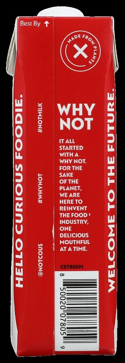 Not Milk Plant Based Whole Milk