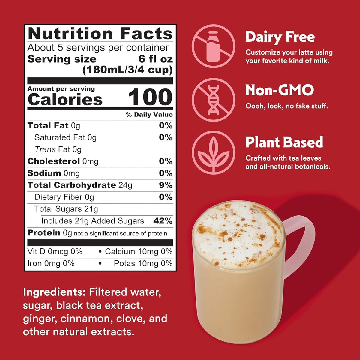 Double Spice Chai Tea Latte Concentrate