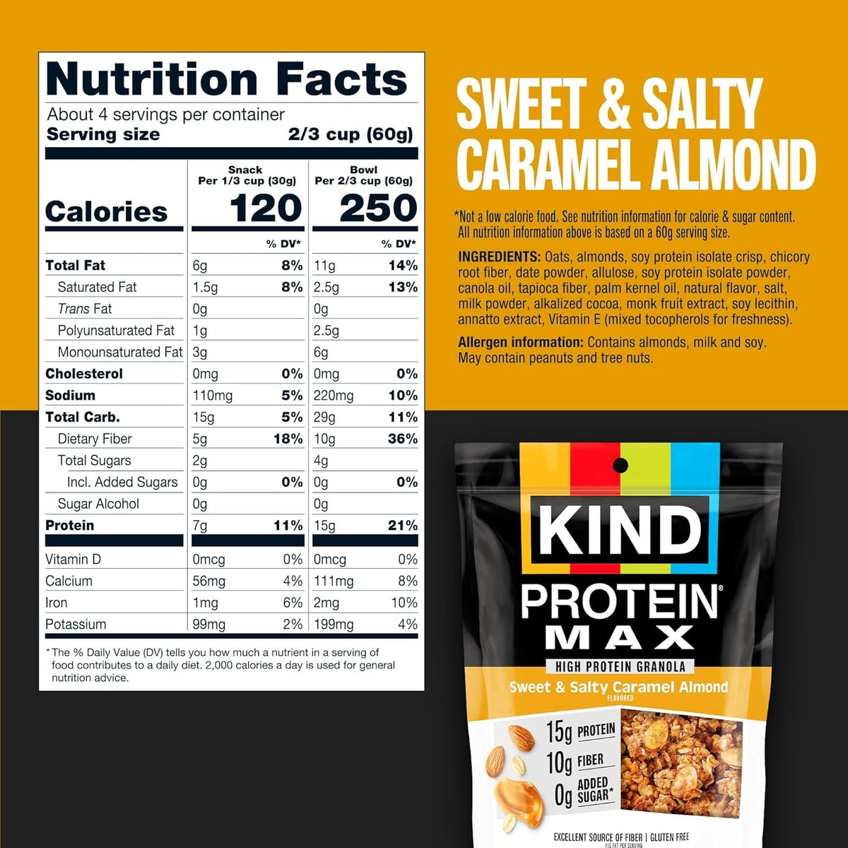 Protein Max Granola - Caramel Almond