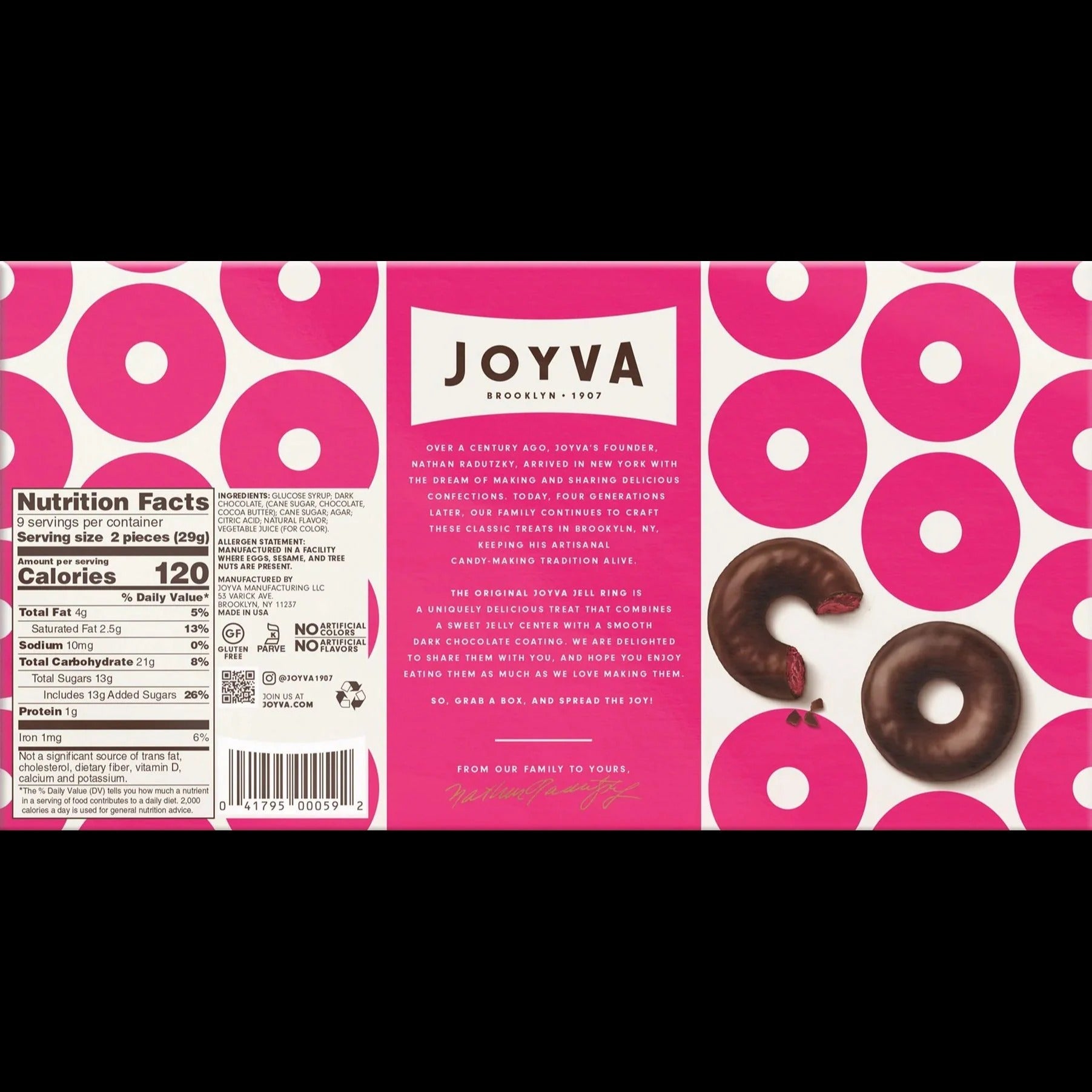 Chocolate Covered Raspberry Ring Jells