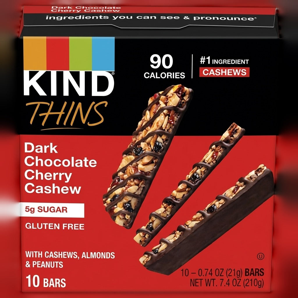 Thins - Dark Choc Cherry Cashew (10 CT)