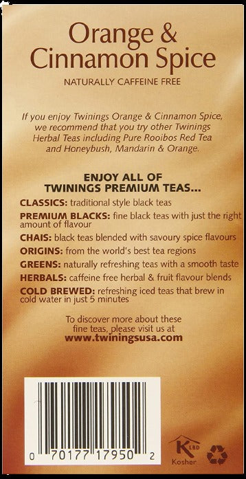Orange & Cinnamon Spice Tea