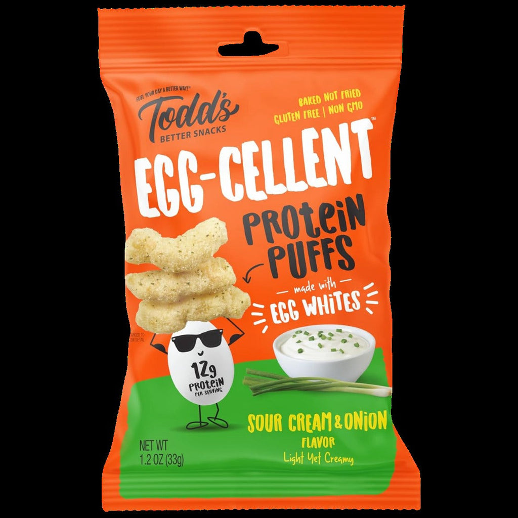 Egg-Cellent Protein Puffs - Sour Cream & Onion (10 CT)