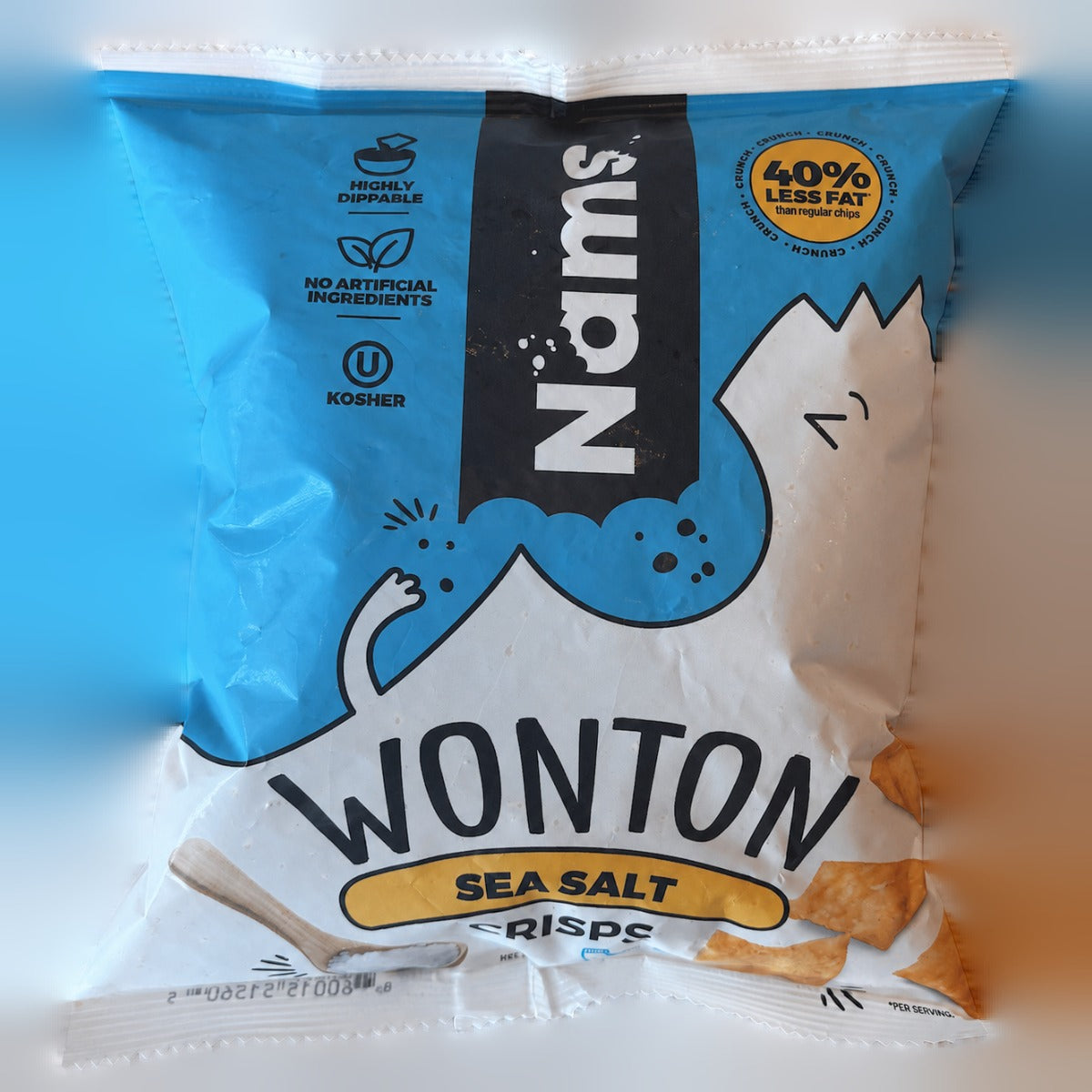 Sea Salt Flavored Wonton Crisps Snack