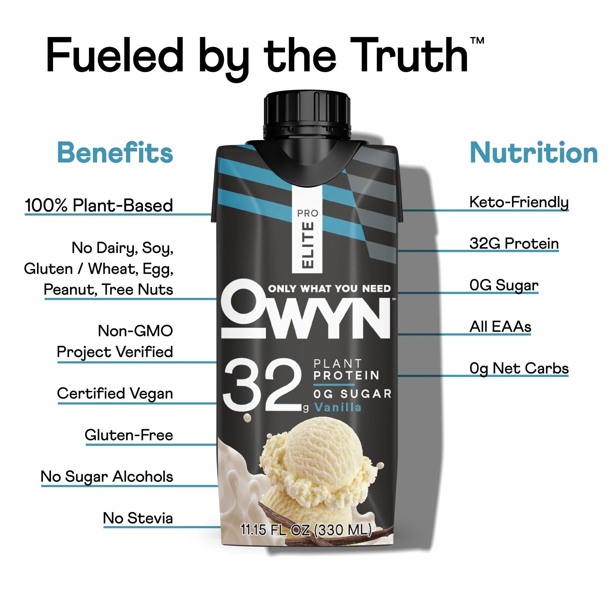 Pro Elite Vanilla Protein Drink (4 Pack)