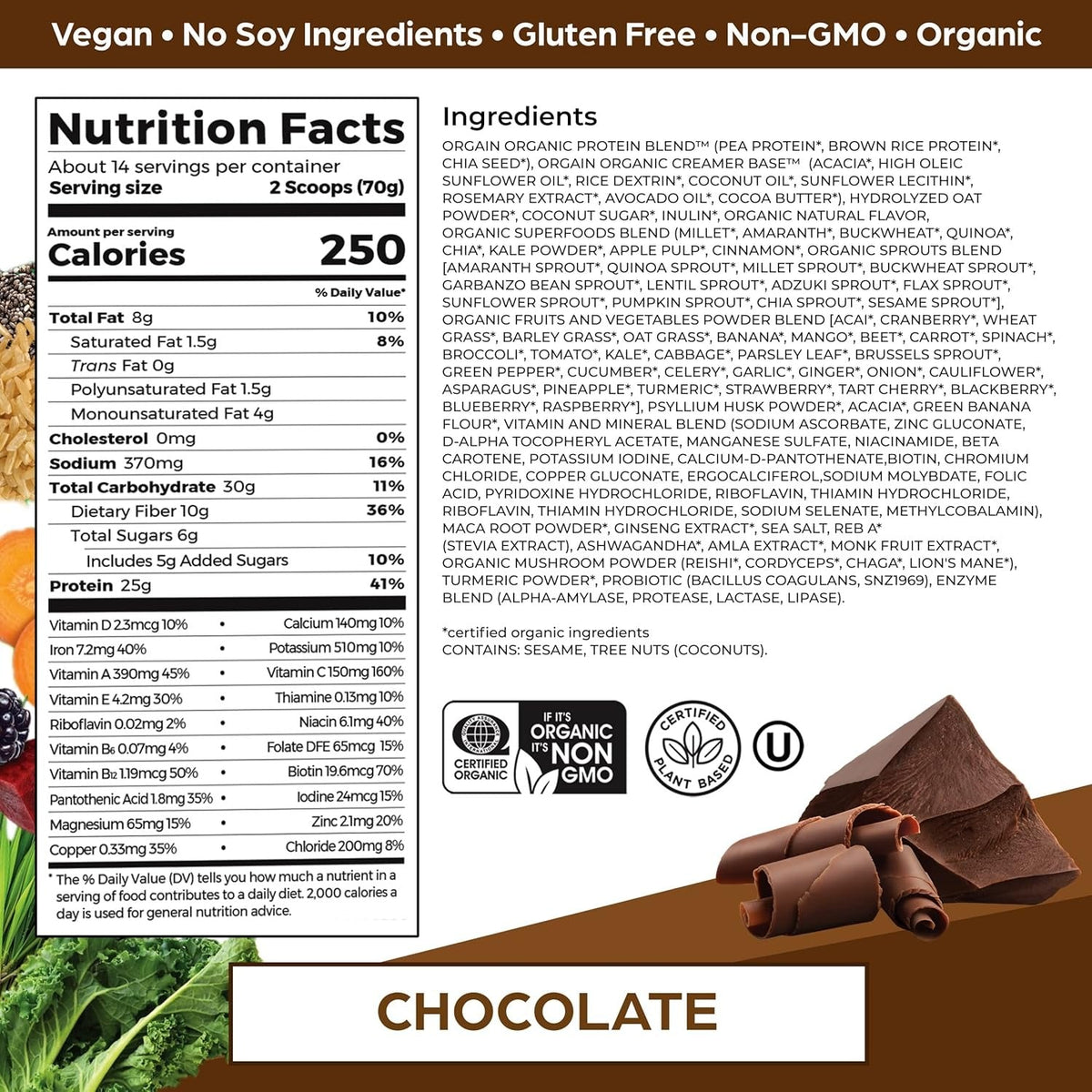 Chocolate Meal Replacement Protein Powder