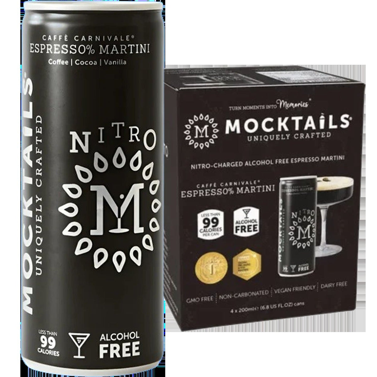 Nitro Espresso Martini Non-Alcohol Mocktail (4 Pack)
