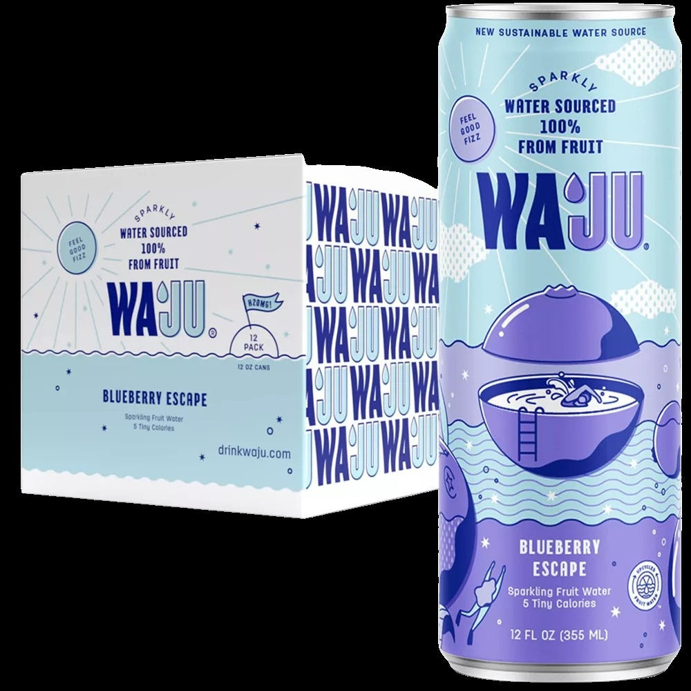 Blueberry Sparkling Fruit Water (12 Pack)