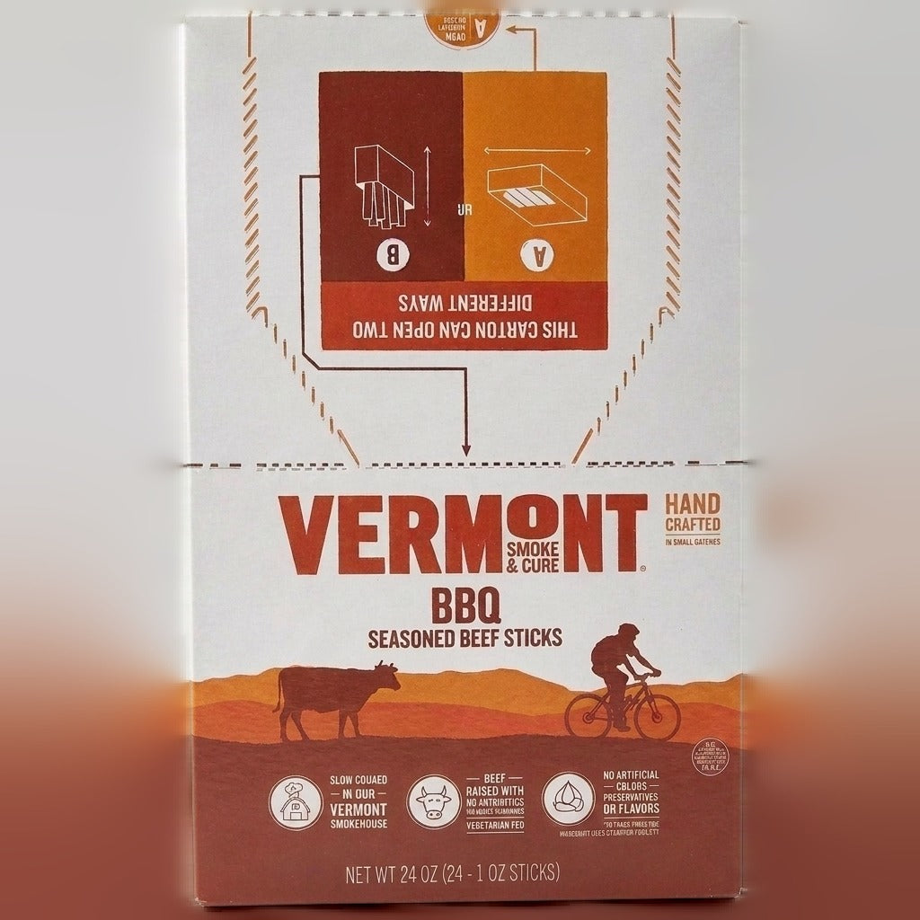 BBQ Seasoned Beef Snack Sticks (24 CT)