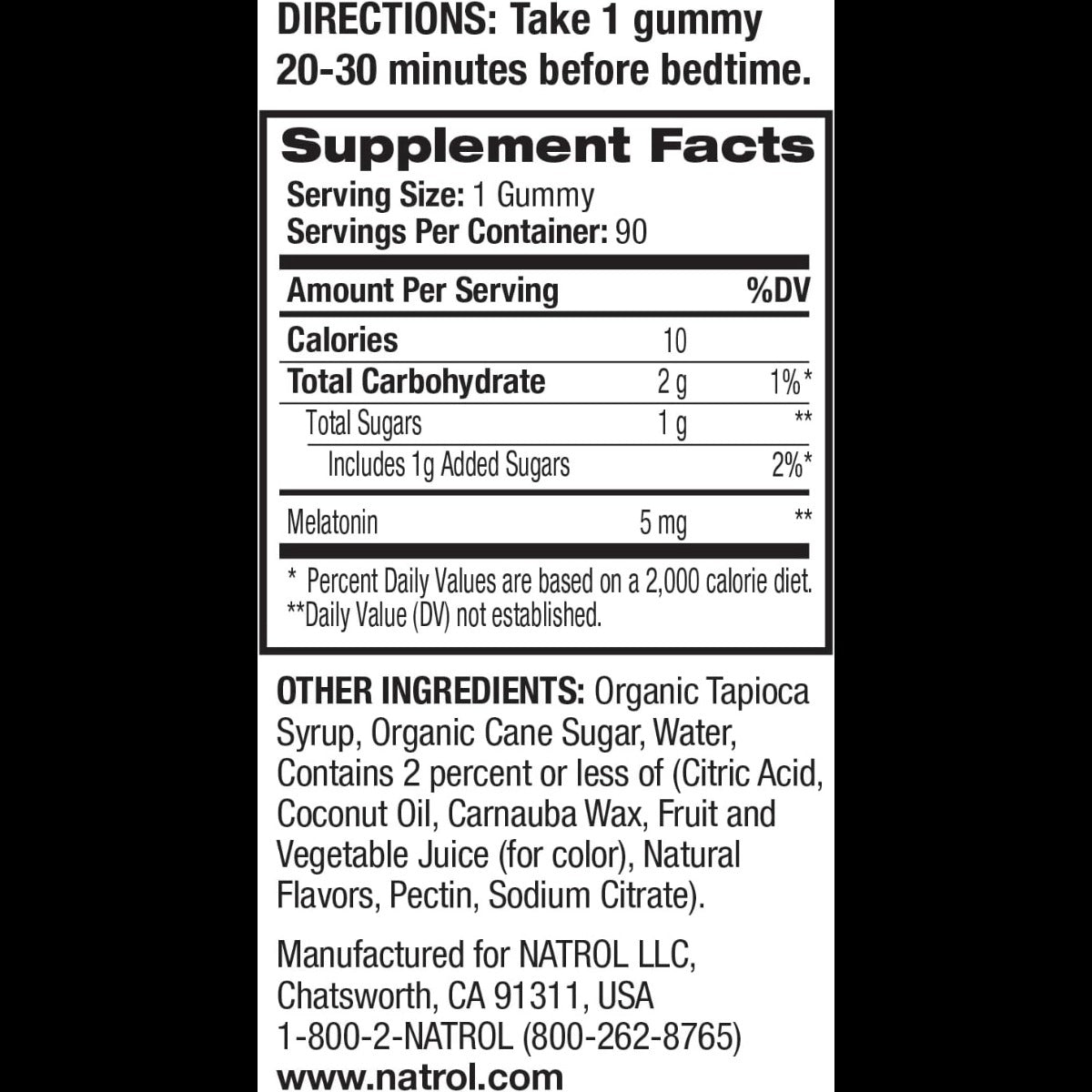 Melatonin 5mg Strawberry Gummies (90 CT)