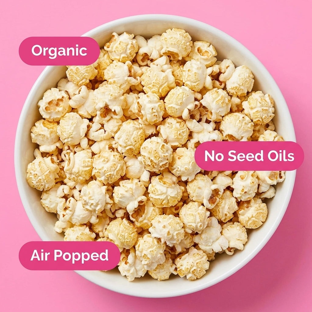 Organic Popcorn Himalayan Sea Salt